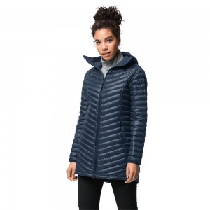 Abrigos De Plumón Jack Wolfskin Atmosphere Mujer Indigo Oscuro | HL8031462