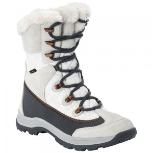 Botas de Invierno Jack Wolfskin Aspen Texapore High Mujer White/Silver | HY4637219