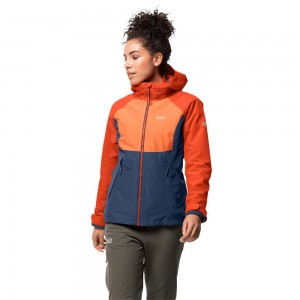 Chaqueta 3 En 1 Jack Wolfskin Mount Isa Mujer Rojas | DO4631807