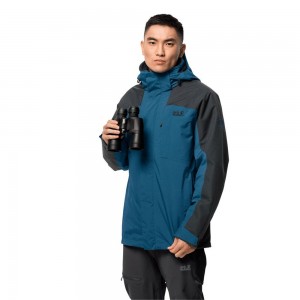 Chaqueta 3 En 1 Jack Wolfskin Viking Sky Hombre Verde Menta | TI9374582