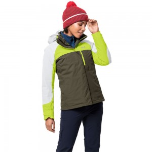 Chaqueta 3 En 1 Jack Wolfskin Whitney Peak Mujer Gris | CD4571032