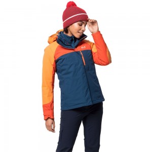 Chaqueta 3 En 1 Jack Wolfskin Whitney Peak Mujer Indigo Oscuro | WP8146329