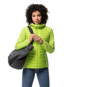 Chaqueta Hibrida Jack Wolfskin Jwp Hybrid Mujer Verde Claro | ZF5906317