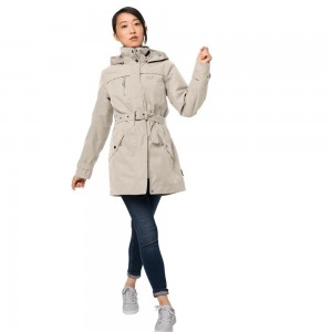 Chaqueta Impermeable Jack Wolfskin Kimberley Mujer Gris | FB5679812