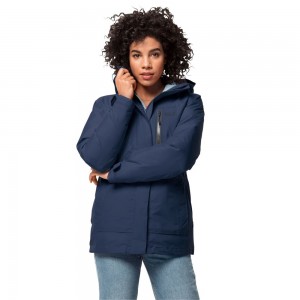 Chaqueta Impermeable Jack Wolfskin North Tech Mujer Indigo Oscuro | DO4263175
