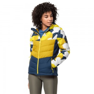 Chaqueta Plumas Jack Wolfskin 365 Hideaway Mujer Amarillo | RT6284195