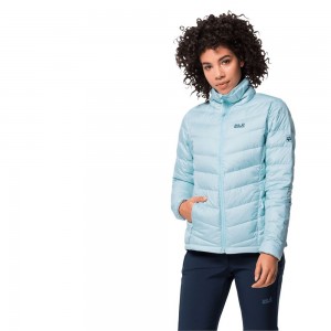 Chaqueta Plumas Jack Wolfskin Helium Peak Mujer Azules | AG5206894