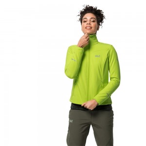 Chaqueta Softshell Jack Wolfskin Delta Tour Mujer Verde Claro | ML5740318