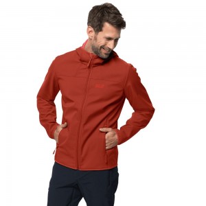 Chaqueta Softshell Jack Wolfskin Northern Point Hombre Rojas | TD5860713