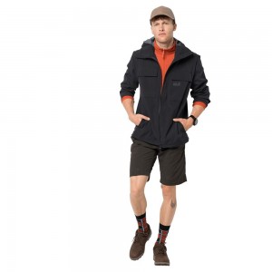 Chaqueta de otoño Jack Wolfskin Summer Storm Hombre Negras | QB8043716
