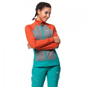 Chaqueta deportiva Jack Wolfskin Sky Peak Mujer Rojas | GF8236509