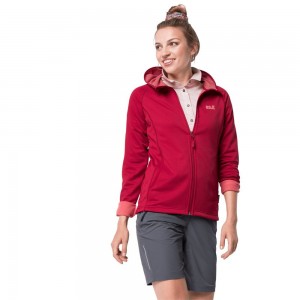Chaqueta deportiva Jack Wolfskin Star Mujer Rojas Oscuro | CL7390482