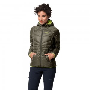 Chaquetas Aislantes Jack Wolfskin Argon Hoody Mujer Gris | KD8476091