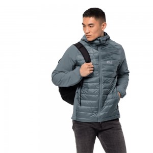 Chaquetas Aislantes Jack Wolfskin Jwp Hybrid Hombre Gris | QR8245931