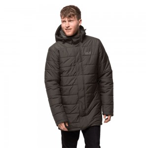 Chaquetas Aislantes Jack Wolfskin Svalbard Hombre Gris Marrones | CM1428960