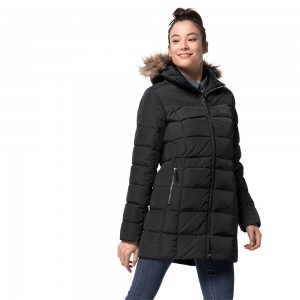 Chaquetas De Invierno Jack Wolfskin Baffin Island Mujer Negras | DX1746258