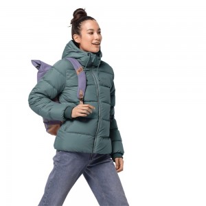 Chaquetas De Invierno Jack Wolfskin Crystal Palace Mujer Verde Claro | FR2835479