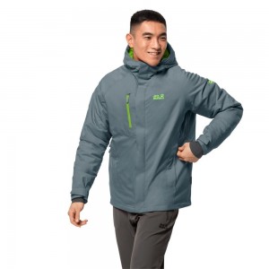 Chaquetas De Invierno Jack Wolfskin Troposphere Hombre Gris | DB4890625