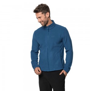 Chaquetas De Lana Jack Wolfskin Moonrise Hombre Indigo Azules | IG0894217