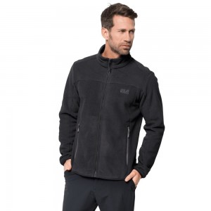 Chaquetas De Lana Jack Wolfskin Moonshine Altis Hombre Negras | FJ4791536