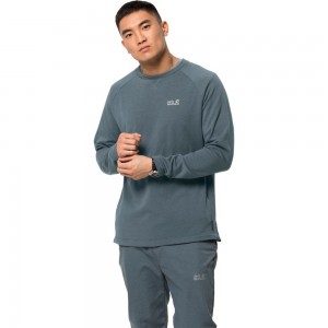 Jerséis Jack Wolfskin Jwp Hombre Gris | RG6892053