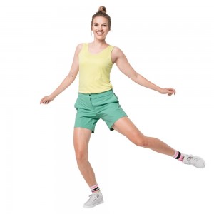 Pantalón corto softshell Jack Wolfskin Jwp Mujer Verde | PV7240689