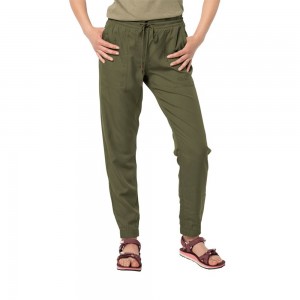 Pantalones Casuales Jack Wolfskin Mojave Mujer Verde | XN4283901