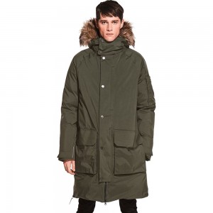 Parka hardshell Jack Wolfskin Osaka Hombre Verde Verde Oscuro | KC4023159
