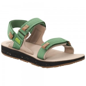 Sandalias Jack Wolfskin Outfresh Deluxe Hombre Green/Brown | XT3186274