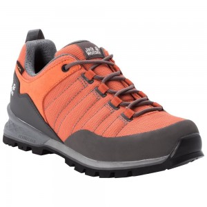 Zapatillas de Senderismo Jack Wolfskin Scrambler Lite Texapore Low Mujer Copper/Grey | AH5786041