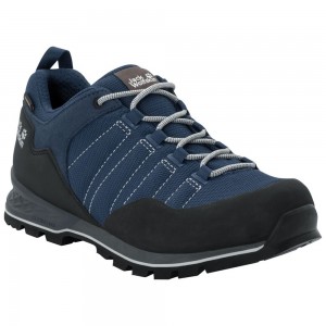Zapatillas de Senderismo Jack Wolfskin Scrambler Lite Texapore Low Hombre Blue/Black | WK6839201
