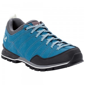 Zapatillas de Senderismo Jack Wolfskin Scrambler Low Hombre Blue/White | JQ3851064