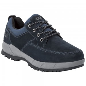 Zapatos Casuales Jack Wolfskin Jackson Low Hombre Blue/Grey | TU1296408
