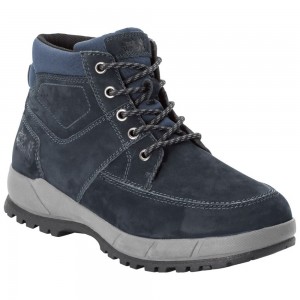 Zapatos Casuales Jack Wolfskin Jackson Mid Hombre Blue/Grey | WN0479183