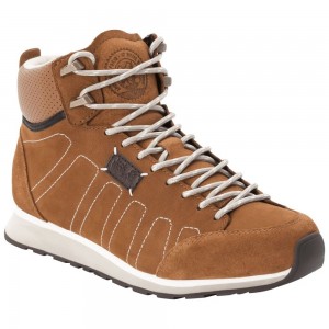Zapatos Casuales Jack Wolfskin Mountain Dna Lt Mid Mujer Brown/White | DC8296145